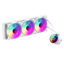 GameMax ICEBURG 360 INFINITY WH computer cooling system Processor All-in-one Liquid Cooler 12 cm White 1 pc.