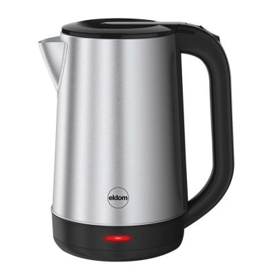 10. ELDOM CORDLESS KETTLE CS30 ACERO 20 L STEEL 1850-2200W TILTING LID, HOT PLATE, SWIVEL BASE