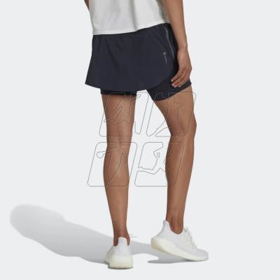 2. Adidas Run Icons 3-Stripes Running Skirt W HK9084