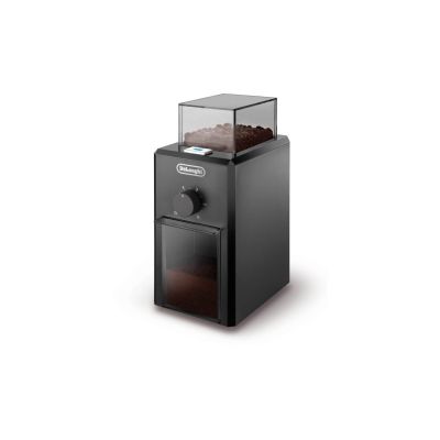 7. DeLonghi KG 79 Electric Coffee Grinder (110 W; burr grinder; black)
