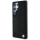 2. BMW Leather Big Wordmark Case for Samsung Galaxy S25 Ultra - Black