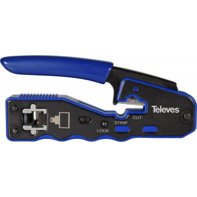 4. Televes 209802 automatic cutting RJ45 connector crimping tool