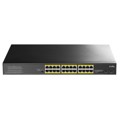 4. Cudy GS1028PS2 Gigabit Ethernet (10/100/1000) Network Links PoE Support Black