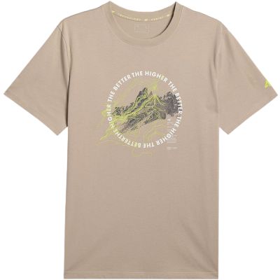 2. Men's T-shirt 4F M2822 beige 4FWSS26TTSHM2822 83S