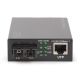 26. Media converter RJ45 10/100/1000Base-T to SC duplex 1000Base-LX, SM, 20km
