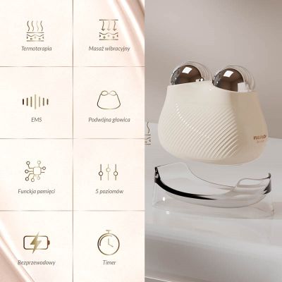13. Neno Beauty Naya facial massager with EMS technology and thermotherapy function