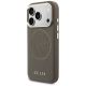 2. Guess Perforated 4G MagSafe case for iPhone 17 Pro - brown