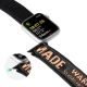 9. Dux Ducis Strap (Outdoor Version) Apple Watch Ultra Strap, SE, 9, 8, 7, 6, 5, 4, 3, 2, 1 (49, 45, 44, 42 mm) Nylon Band Bracelet Black and Orange
