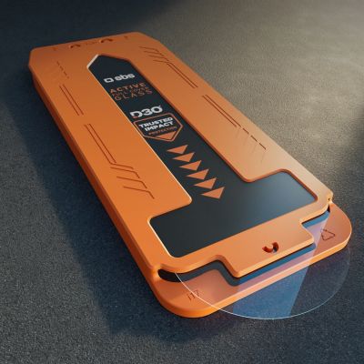SBS protective glass with D3O technology set with applicator for iPhone 17 / iPhone 16 Pro