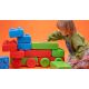 12. Marioinex building blocks "bricks" + 2 wheels, 30 pieces