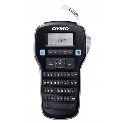 Dymo LM 160 Value Pack Label Printer +3xS0720530 D1 Tape Black/White 12mm