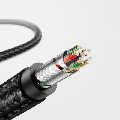 5. Ugreen cable AUX MFI Lightning audio cable - 3.5 mm mini jack 1 m gray (70509)