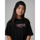 5. Girls' loose T-shirt with print 4F 4FJRSS26TTSHF4137-20S