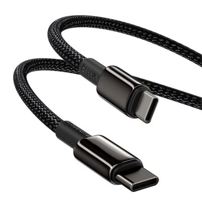 3. Baseus CATWJ-A01 USB-C - USB-C PD QC cable 100W 5A 480Mb/s 2m - black
