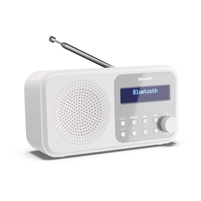 3. Sharp DR-P420 DR-P420WHP Portable Radio White