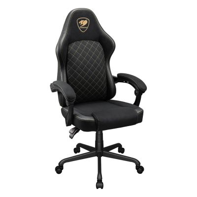 8. COUGAR CGR-FXF-GLB Universal Gaming Chair Upholstered Seat Black, Gold