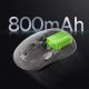7. Baseus Editor Wireless Computer Mouse with 800mAh Battery and Battery Status Indicator - Green