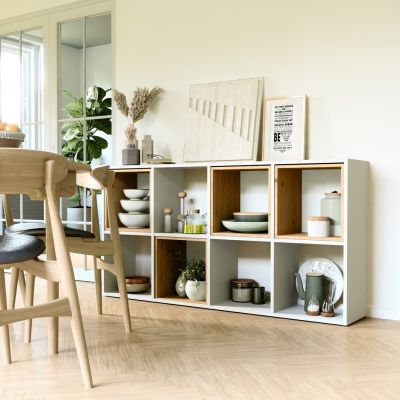 2. MALAX SHELVING 2X4 WHITE