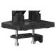 12. SAVIO DOUBLE DESK MOUNT FOR MONITORS 17"-32" 2X 2-9 KG ON SPRING UM-04