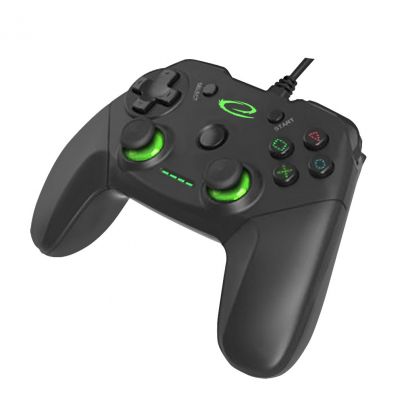 5. Esperanza Vanquisher EGG110K Gamepad (PC, PS3; black, green)