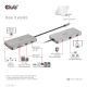 12. CLUB3D CSV-1594 USB 3.2 Gen 1 (3.1 Gen 1) Type-C Docking Station Black, Gray