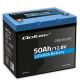 Qoltec LiFePO4 Lithium Iron Phosphate Battery | 12.8V | 50Ah | 640Wh | BMS
