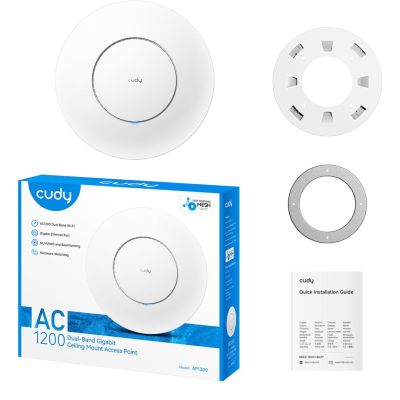 25. Access Point CUDY AP1300 AC1200 Dual Band Wi-Fi 1xGigabit Mesh