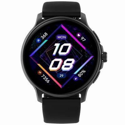 5. GRAVITY GT12-1 Women's Smartwatch Black Silicone Strap + Black Bracelet