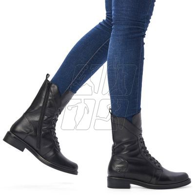 15. Comfortable, insulated leather boots Remonte W RKR630, black