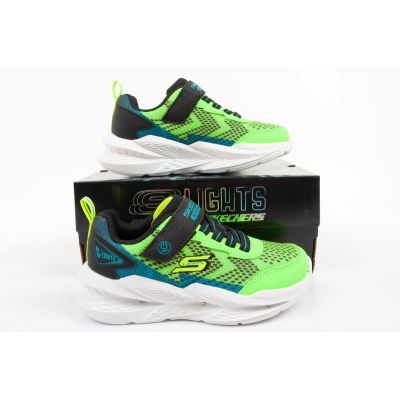 9. Skechers Meteor-Lights LED Children's Sports Shoes for Boys with Velcro