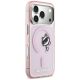 4. Karl Lagerfeld IML Peekaboo MagSafe Case for iPhone 17 Pro - Pink