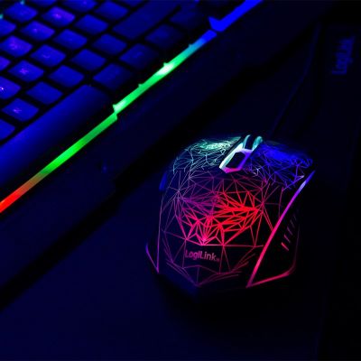 7. LogiLink ID0185 Keyboard Mouse Included Gaming USB QWERTY English Black