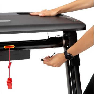 19. HMS LOOP12 MULTI Electric Treadmill with Desk 1-12 km/h, Black