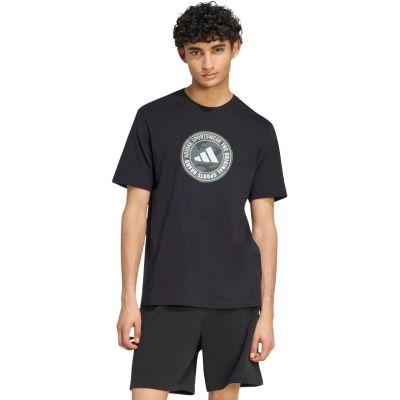 Men's adidas Camo Circle Graphic T-shirt black KC7165