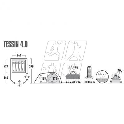 8. Tent High Peak Tessin 4 10224