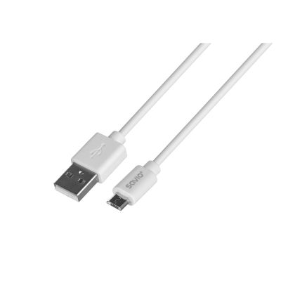2. SAVIO CL-123 cable (Micro USB - USB 2.0; 1m; white)