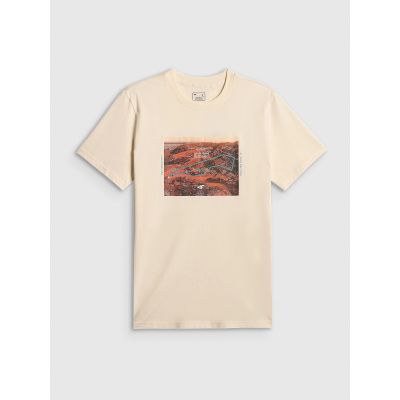 5. Men's regular printed T-shirt 4F 4FRSS26TTSHM4238-11S