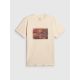 5. Men's regular printed T-shirt 4F 4FRSS26TTSHM4238-11S