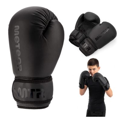 10. Meteor 8 oz Training Boxing Gloves, Velcro, PU