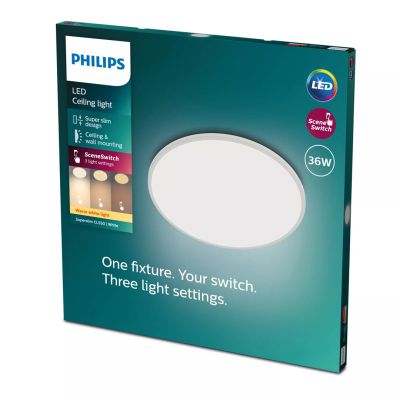 5. Philips Functionality Superslim 36W Ceiling Lamp