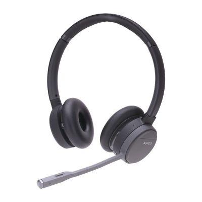 AGFEO Infinity Headset Wireless Headband Office/Call Center Bluetooth Black