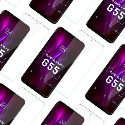 4. Hybrid glass 3mk FlexibleGlass for Motorola Moto G55 5G