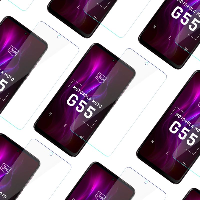 4. Hybrid glass 3mk FlexibleGlass for Motorola Moto G55 5G