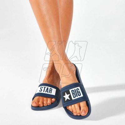 9. Beach slippers Big Star W DD274A265 navy blue