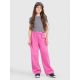 Girls' wide-leg sweatpants 4F 4FJRAW25TTROF1601-54S