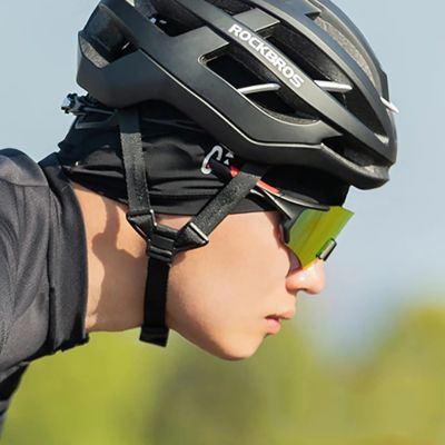 11. Rockbros YPP037 cycling cap with cutouts for glasses - black
