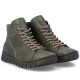 10. Women's ankle boots, green, insulated, Rieker 57501-54