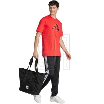 6. adidas Logo Graphic Men's T-Shirt Red JJ3934
