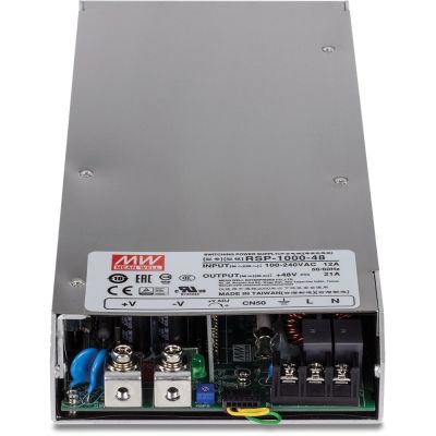 2. TRENDnet TI-RSP100048 Rack-Mount Power Supply, AC 100-240V, 1000W, Active PFC, 4U, 48.3 cm (19")
