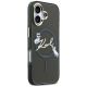 4. Karl Lagerfeld IML Choupettes Karl Script Logo MagSafe iPhone 17 Case - Black